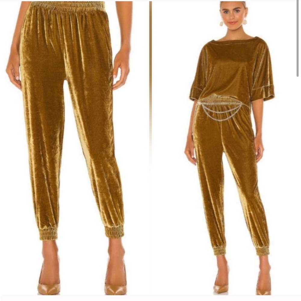 Cupcakes & cashmere velour jumpsuit